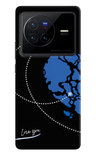 Love Orbit Vivo X80 Hard Case Back Cover by Casekaro