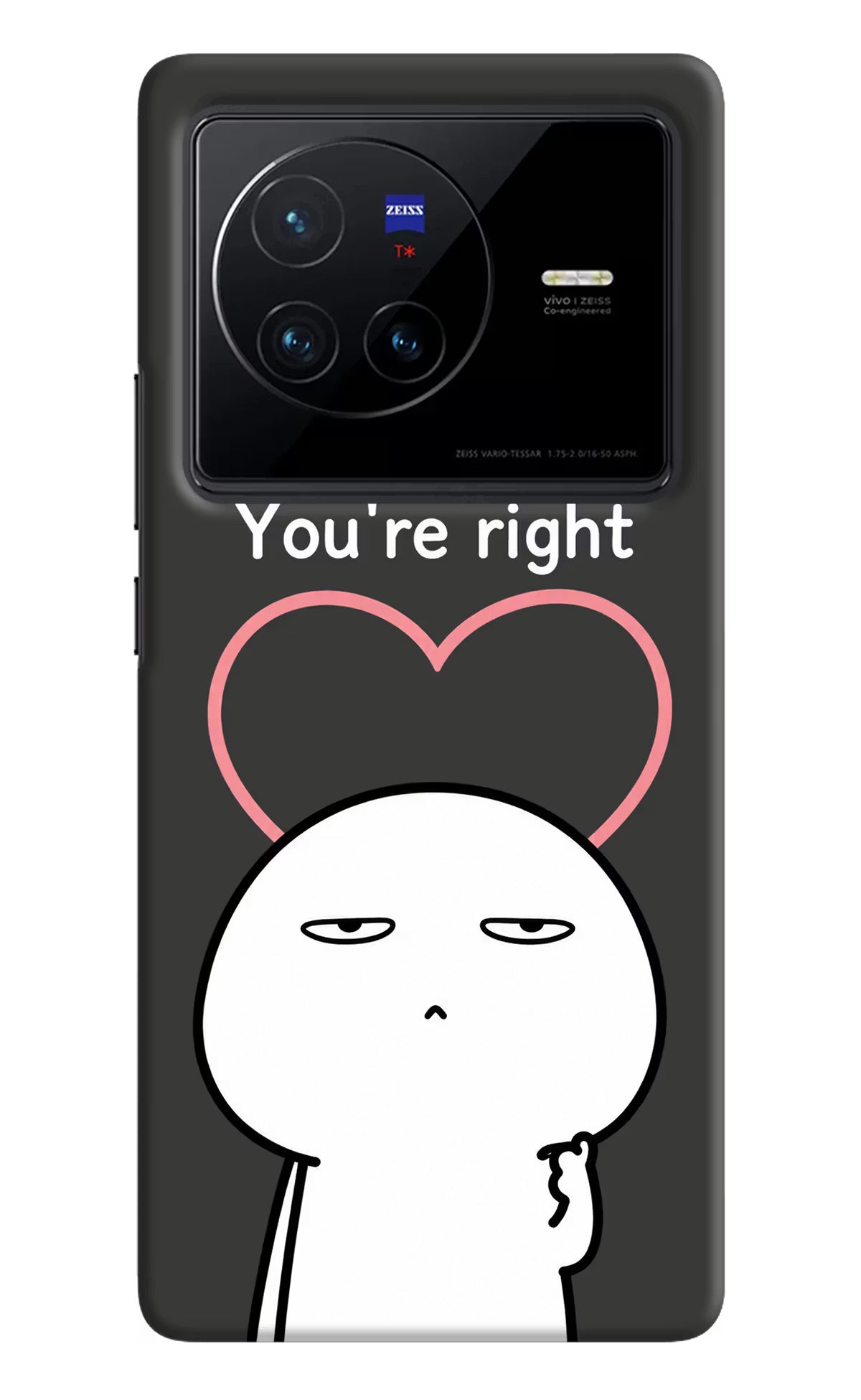 You're Right Vivo X80 Back Cover