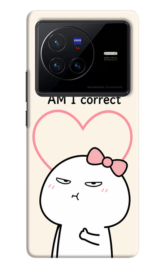Always Right Vivo X80 Hard Case Back Cover by Casekaro