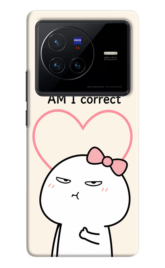 Always Right Vivo X80 Hard Case Back Cover by Casekaro