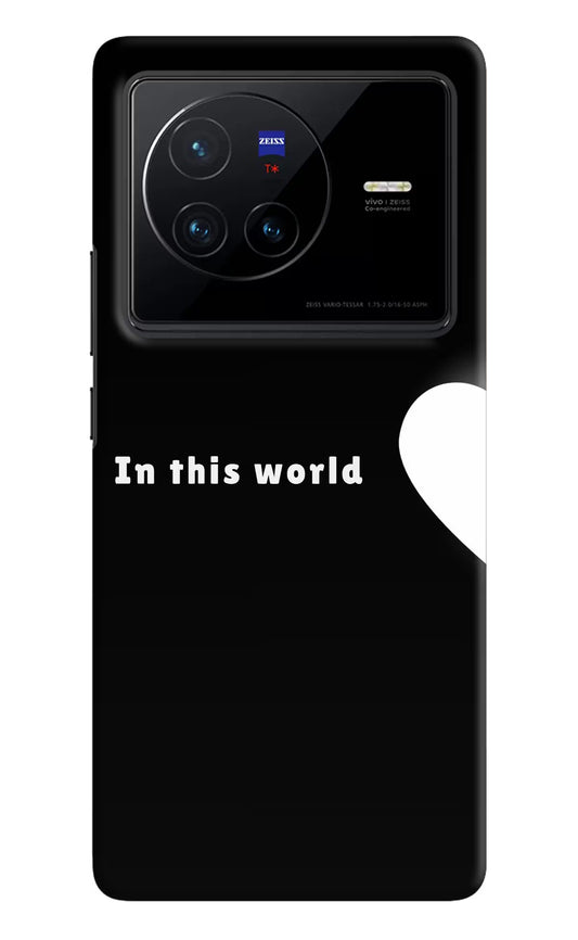 This World Vivo X80 Hard Case Back Cover by Casekaro