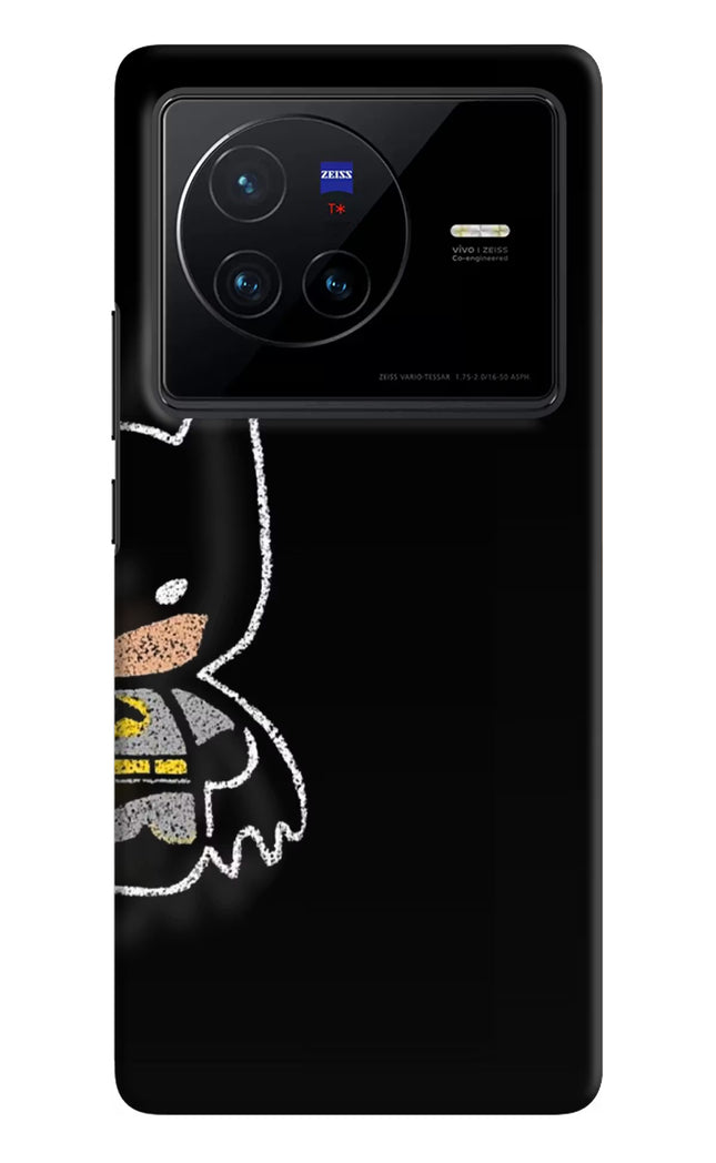Bat Kitty Vivo X80 Hard Case Back Cover by Casekaro