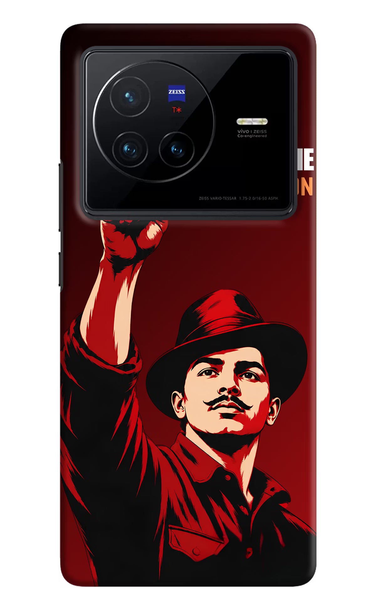 Bhagat Singh Revolution Vivo X80 Back Cover