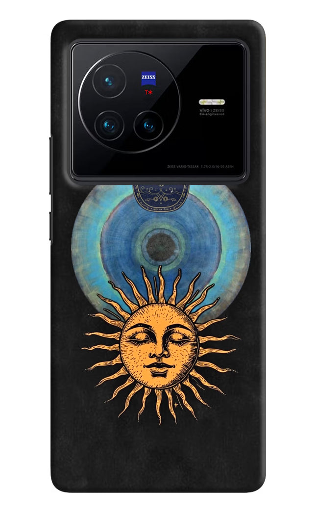 Divine Sun Vivo X80 Hard Case Back Cover by Casekaro