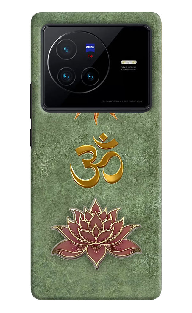 Om & Lotus Vivo X80 Back Cover