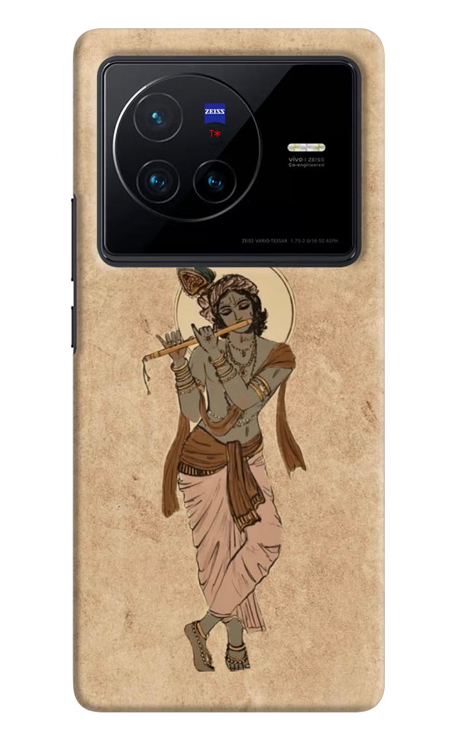 Krishna Vivo X80 Hard Case Back Cover by Casekaro