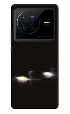 Silent Swans Vivo X80 Hard Case Back Cover by Casekaro