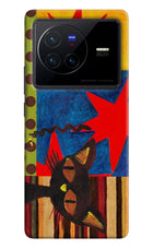 Pop Cat Vivo X80 Back Cover
