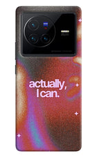 Pink Aura Vivo X80 Back Cover