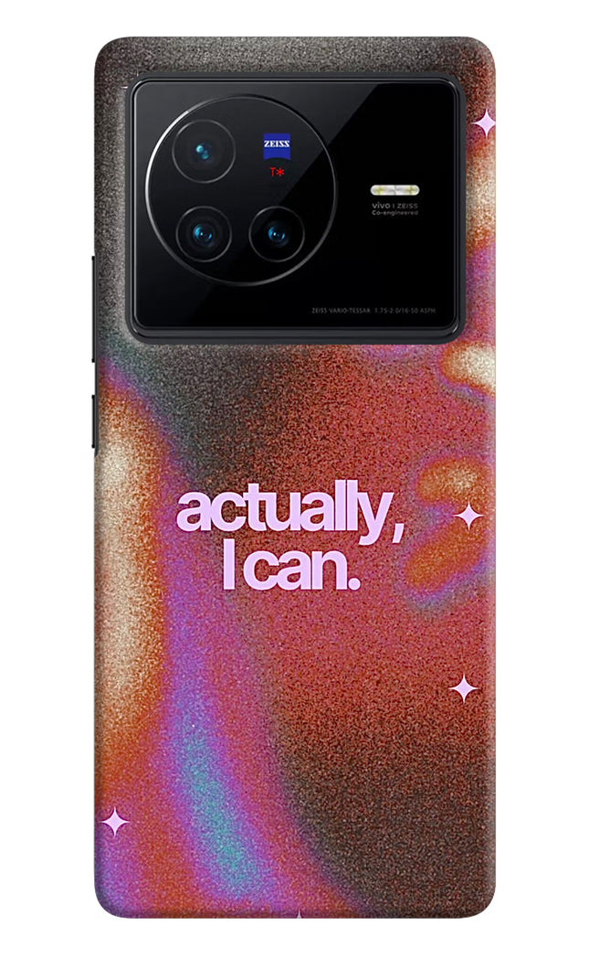 Pink Aura Vivo X80 Hard Case Back Cover by Casekaro