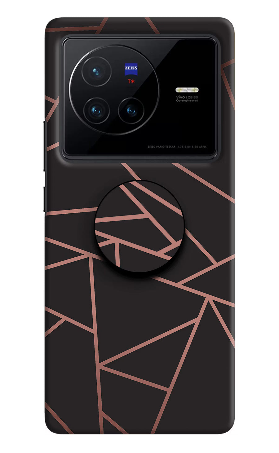 Geometric Pattern Vivo X80 Pop Case, Hard case