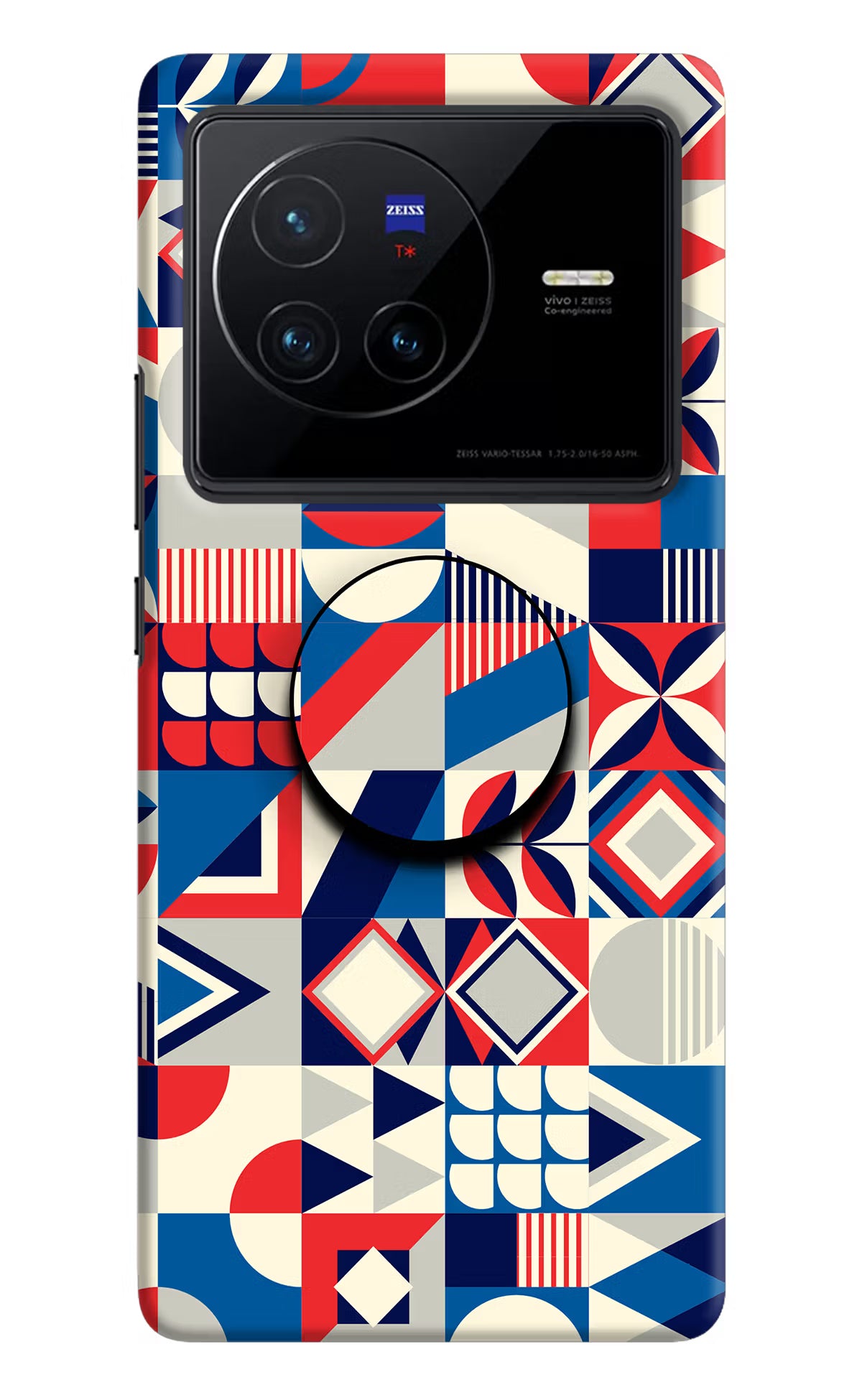 Colorful Pattern Vivo X80 Pop Case by Casekaro