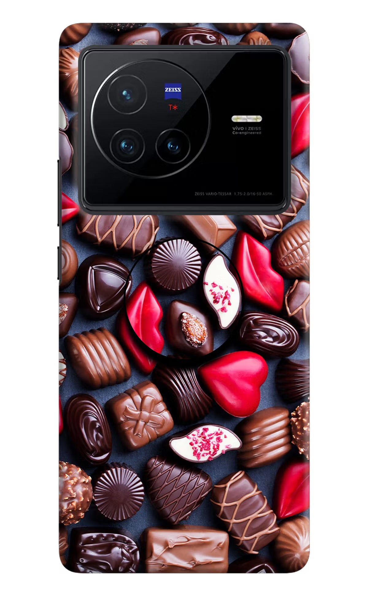 Chocolates Vivo X80 Pop Case by Casekaro