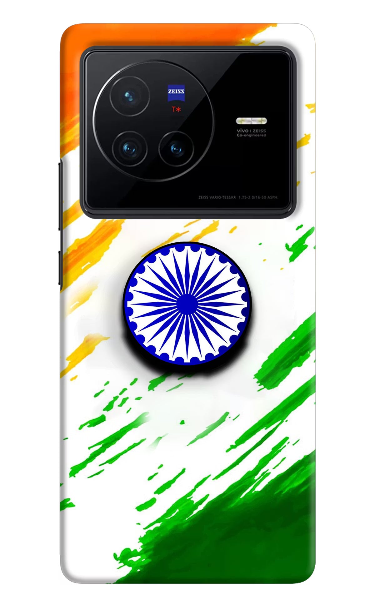 Indian Flag Ashoka Chakra Vivo X80 Pop Case by Casekaro