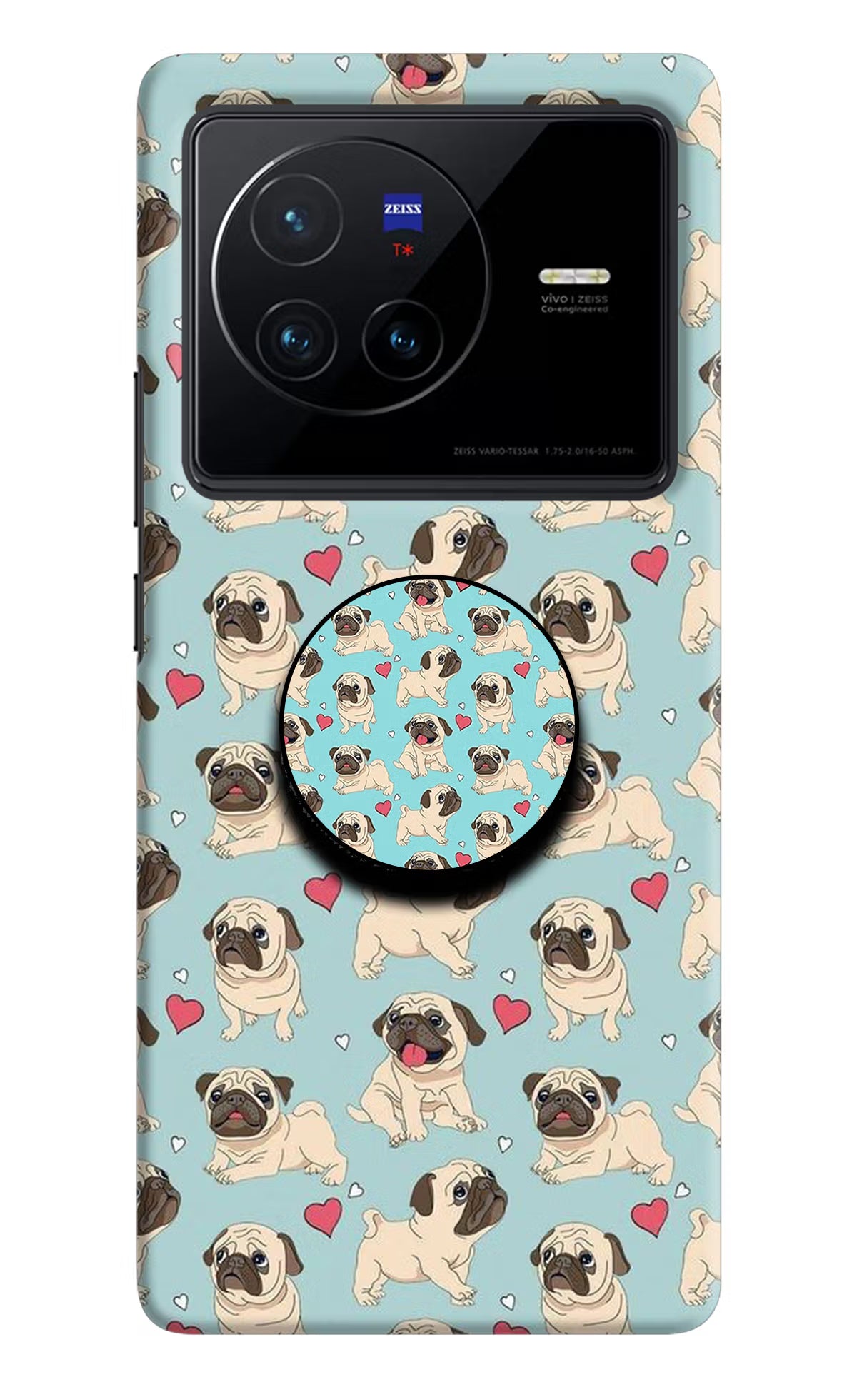 Pug Dog Vivo X80 Pop Case by Casekaro