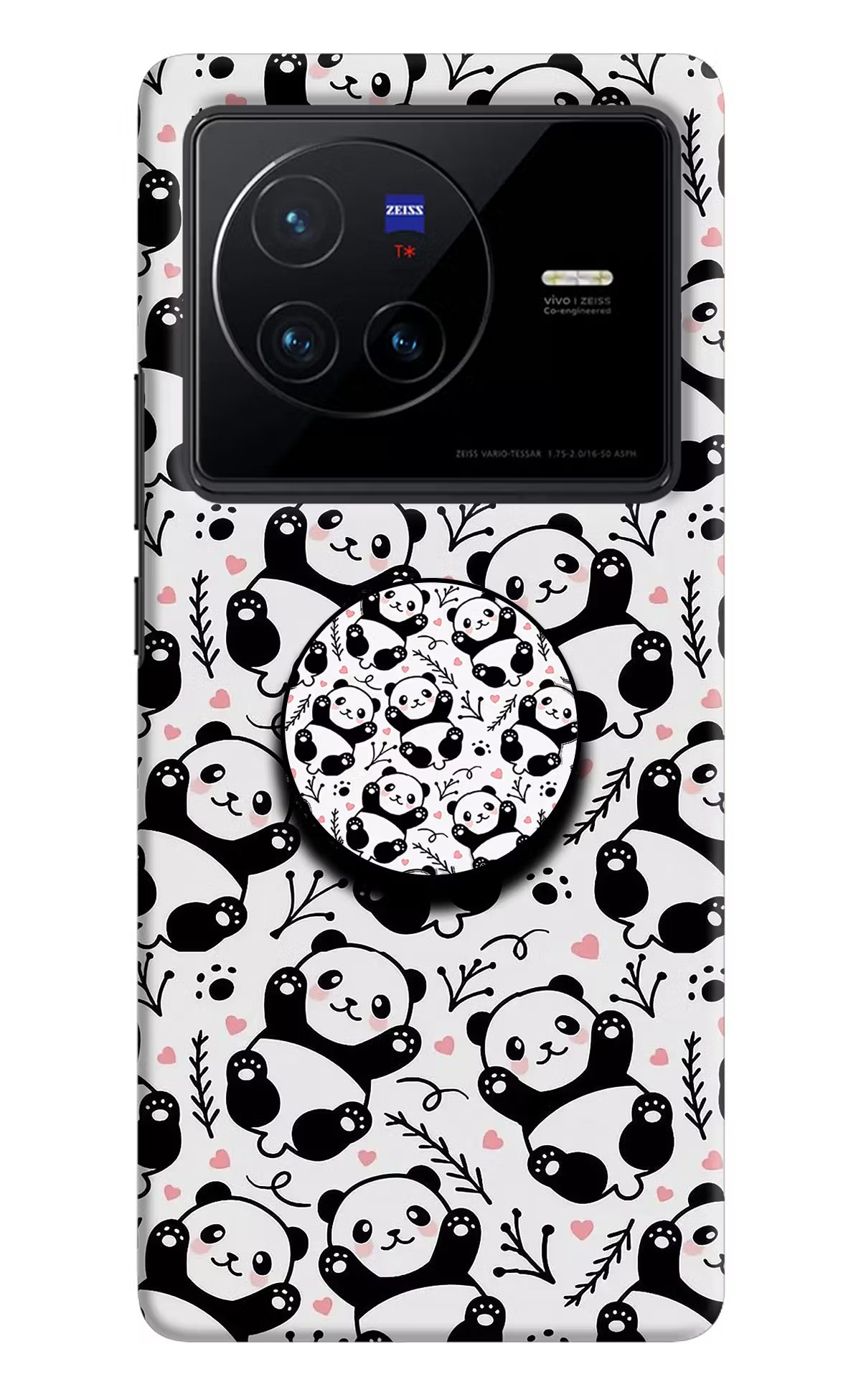 Cute Panda Vivo X80 Pop Case by Casekaro