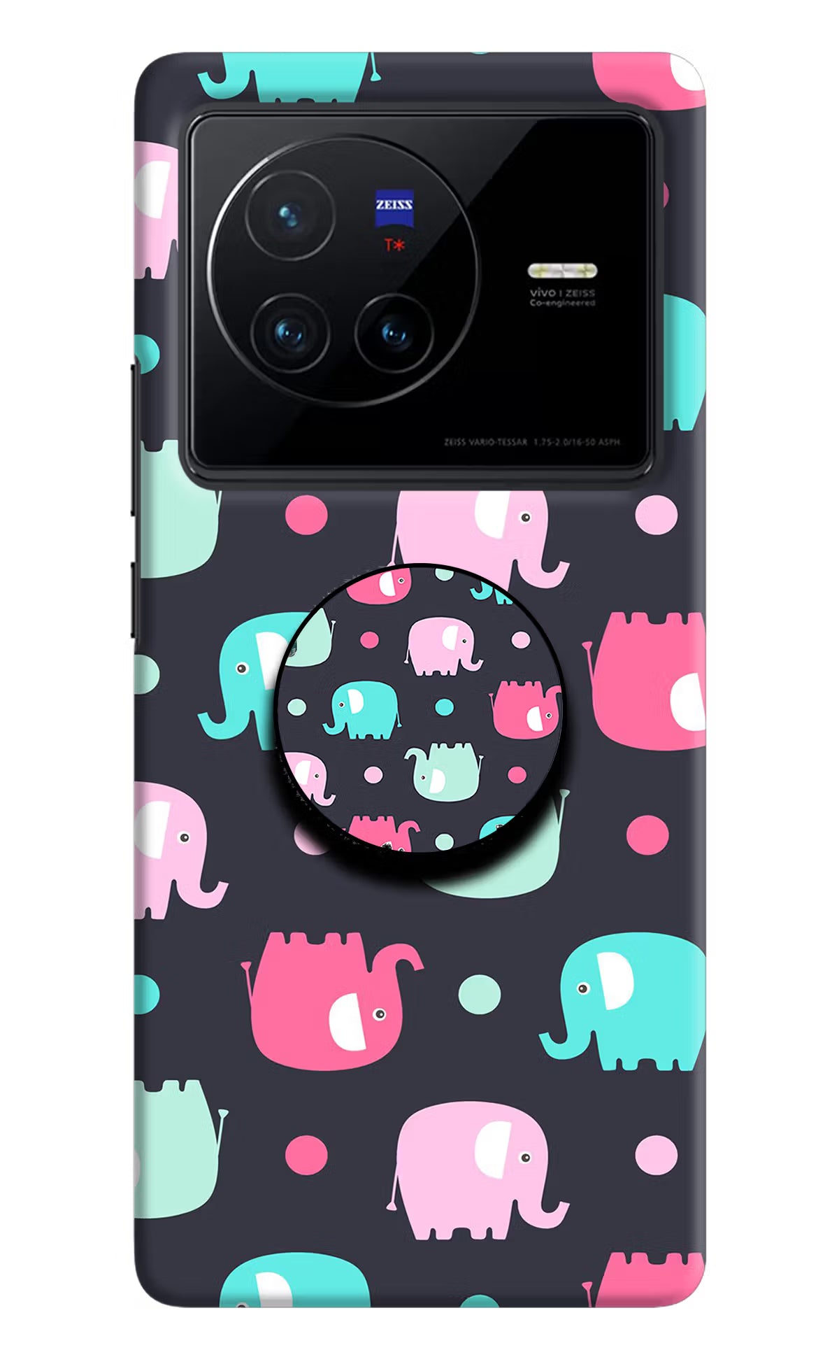 Baby Elephants Vivo X80 Pop Case by Casekaro