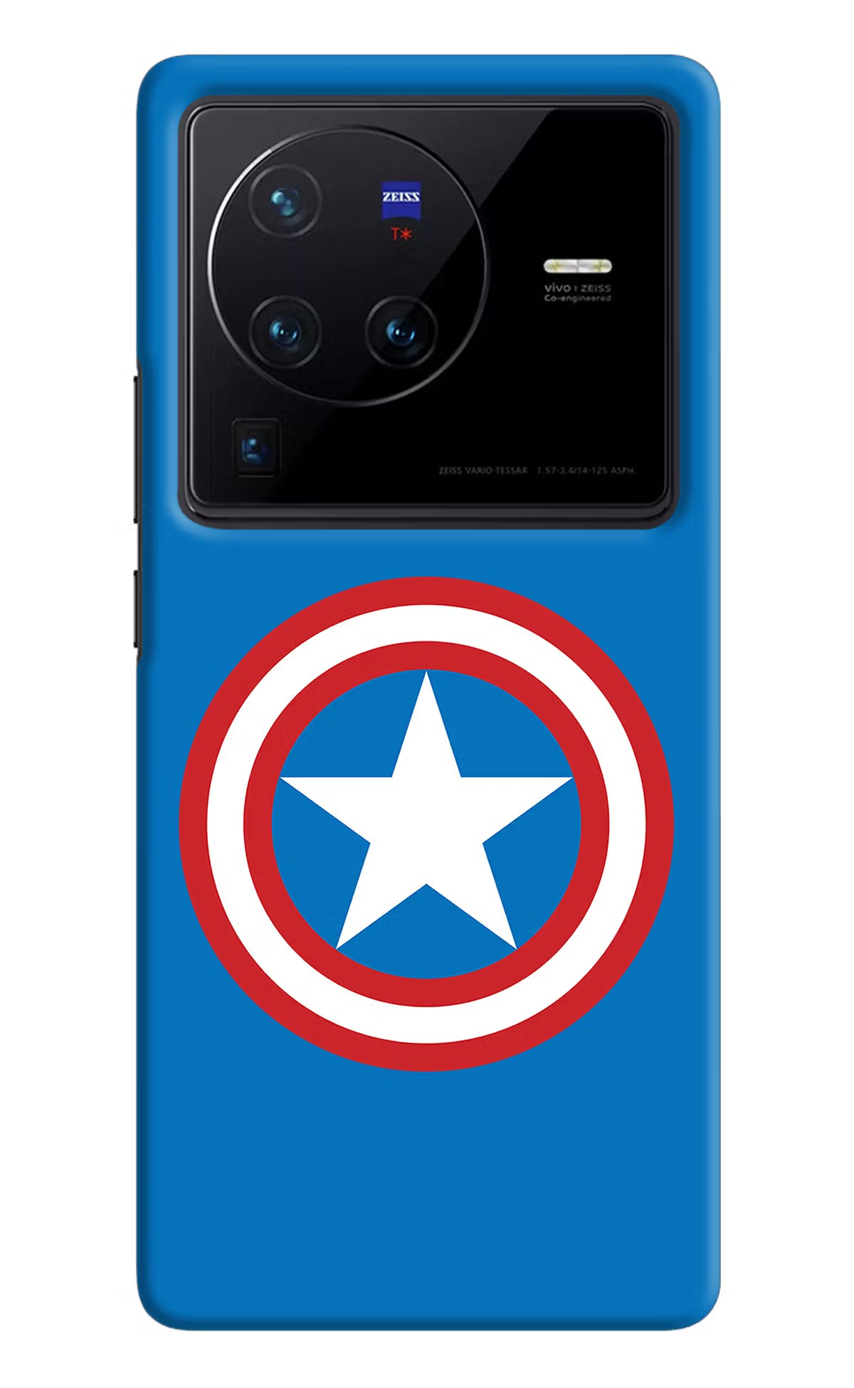 Captain America Logo Vivo X80 Pro Hard Case Back Cover by Casekaro