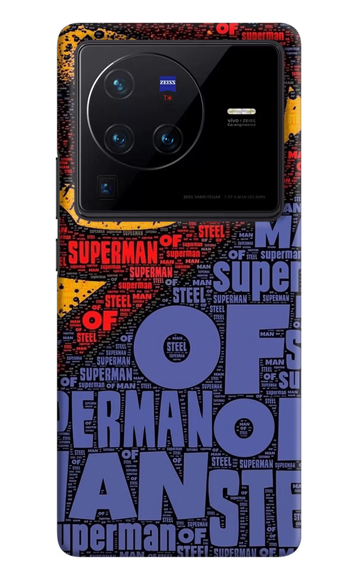 Superman Vivo X80 Pro Hard Case Back Cover by Casekaro