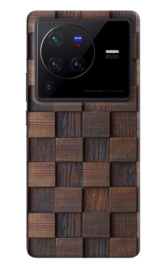 Wooden Cube Design Vivo X80 Pro Hard Case Back Cover by Casekaro