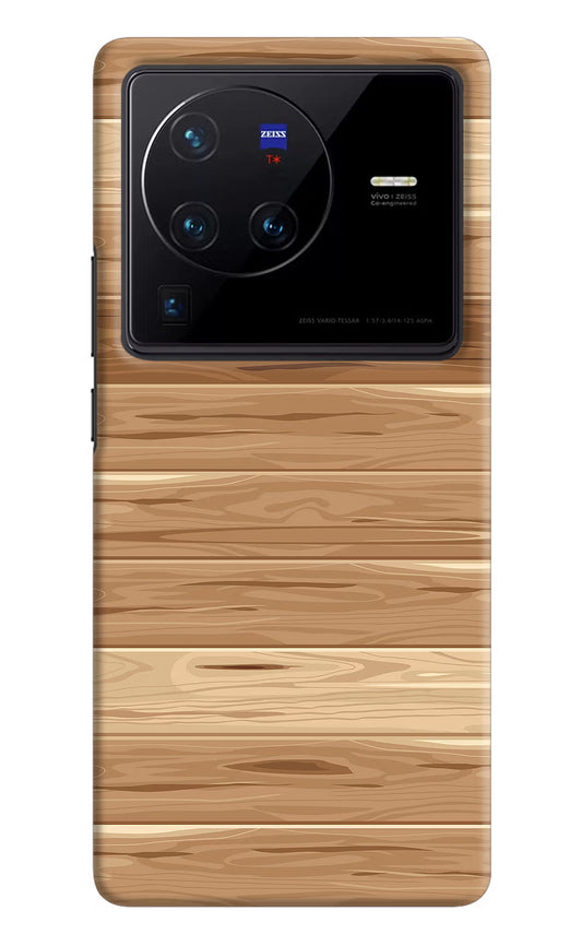 Wooden Vector Vivo X80 Pro Hard Case Back Cover by Casekaro
