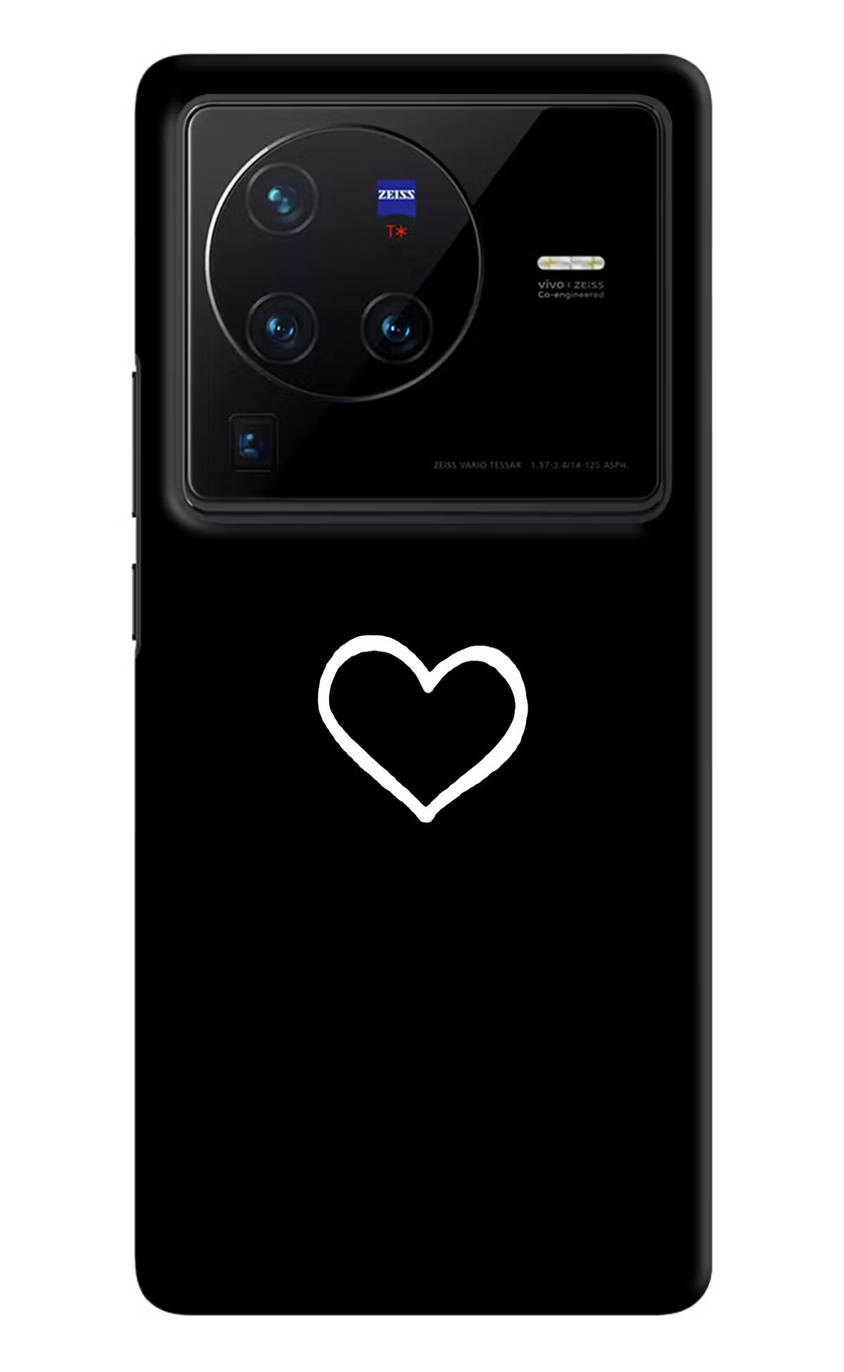 Heart Vivo X80 Pro Hard Case Back Cover by Casekaro