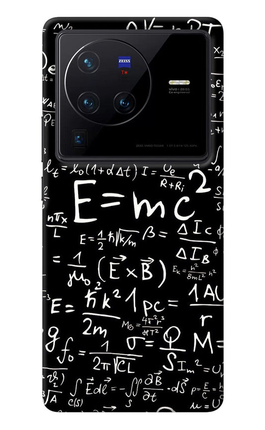 Physics Albert Einstein Formula Vivo X80 Pro Back Cover