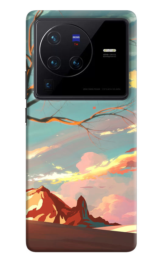 Scenery Vivo X80 Pro Hard Case Back Cover by Casekaro
