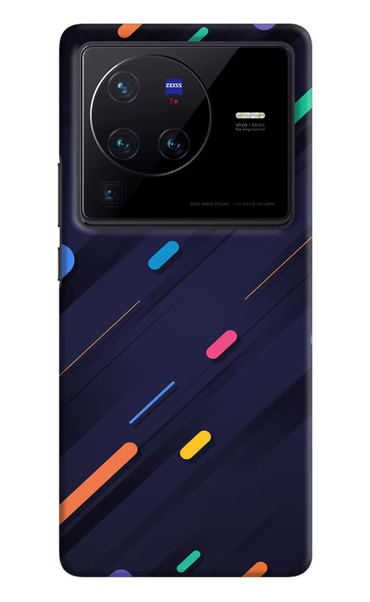 Abstract Design Vivo X80 Pro Hard Case Back Cover by Casekaro
