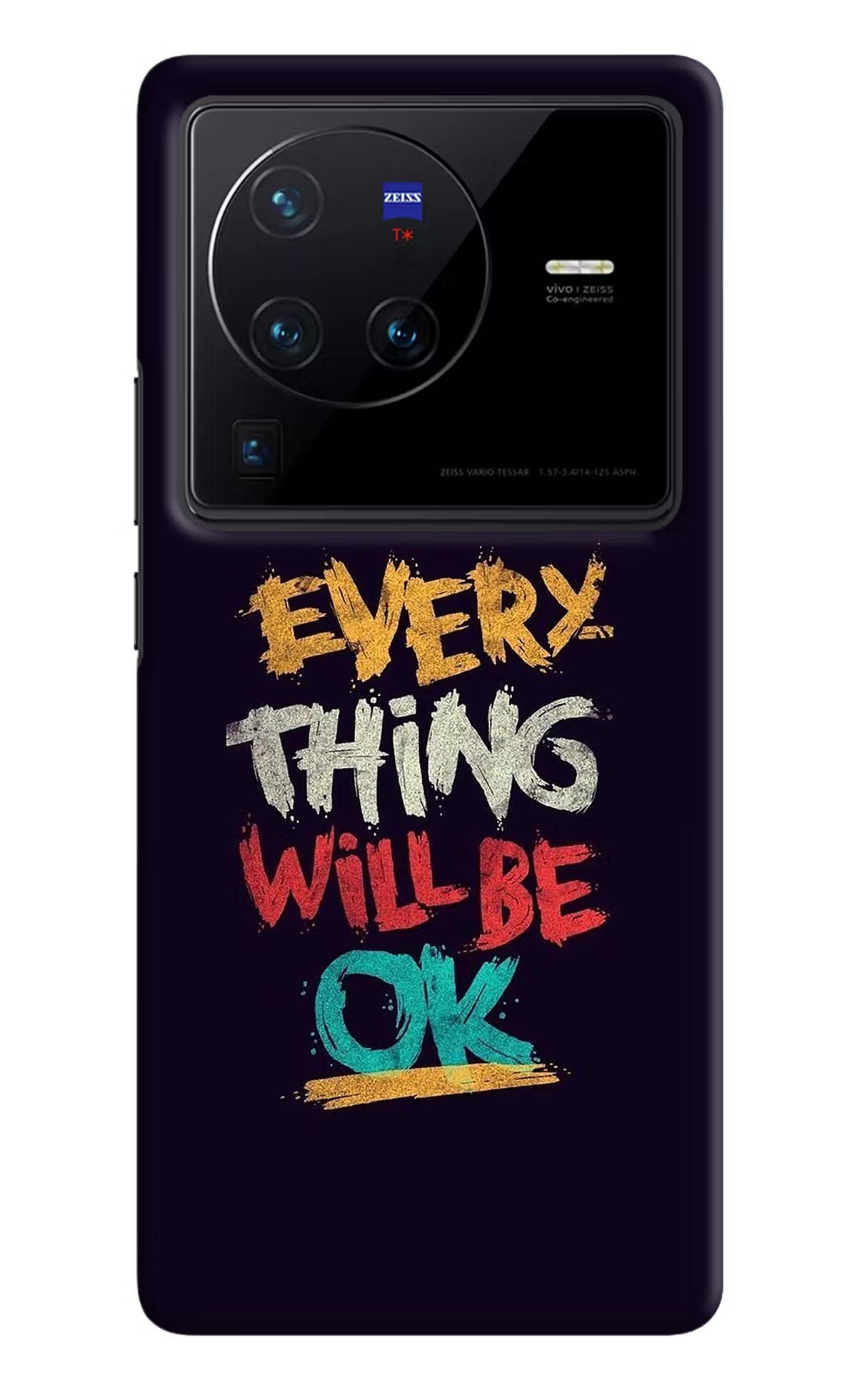Everything Will Be Ok Vivo X80 Pro Hard Case Back Cover by Casekaro
