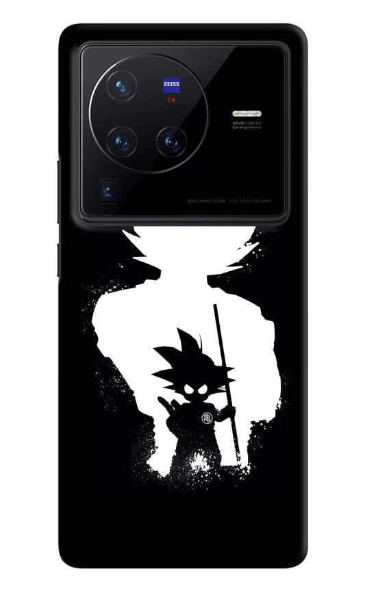 Goku Shadow Vivo X80 Pro Hard Case Back Cover by Casekaro