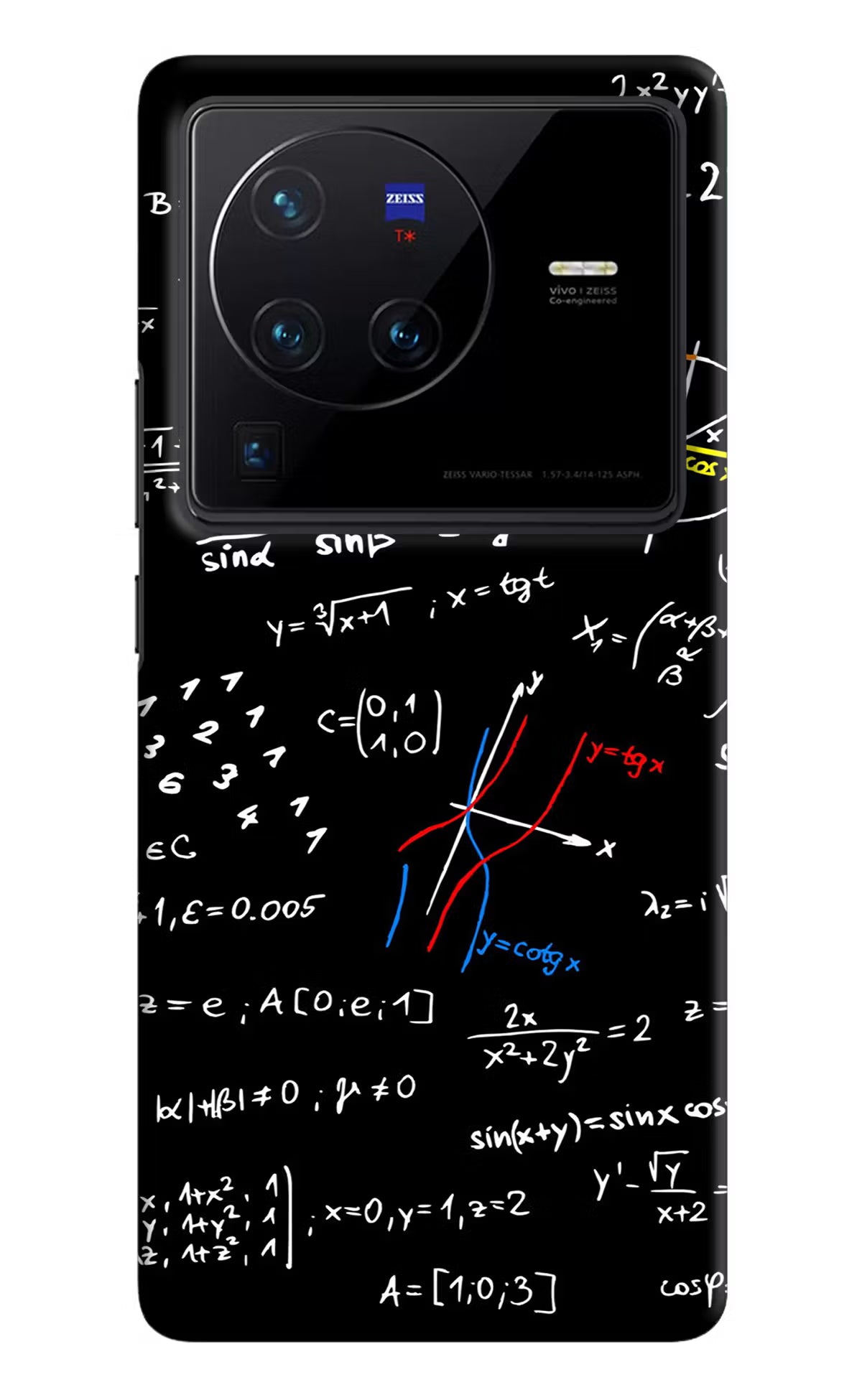 Mathematics Formula Vivo X80 Pro Hard Case Back Cover by Casekaro