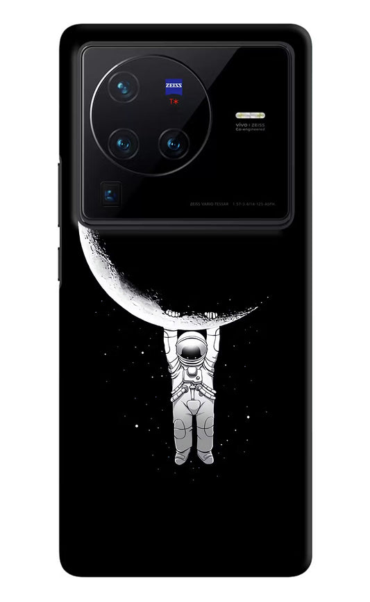 Moon Space Vivo X80 Pro Hard Case Back Cover by Casekaro