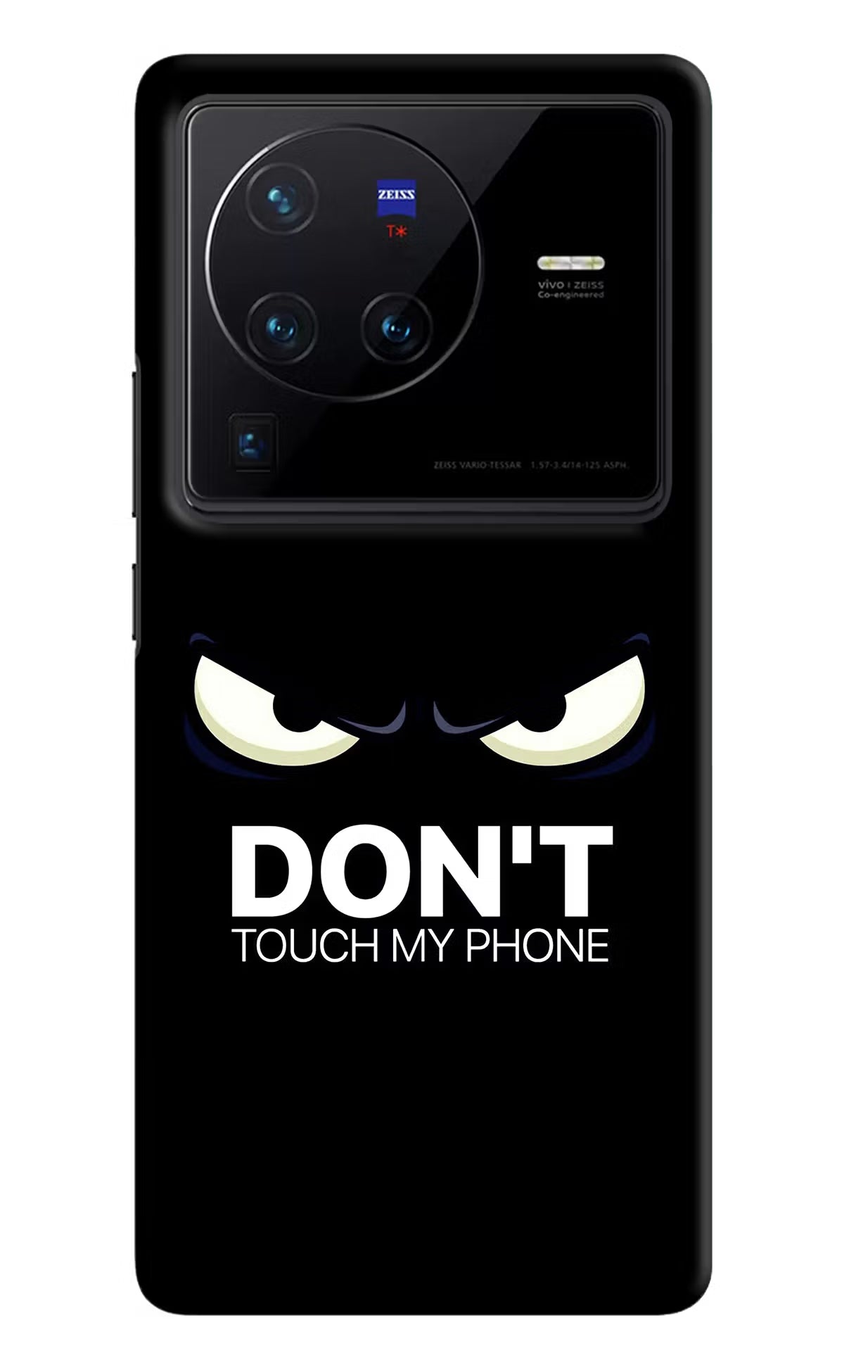 Don'T Touch My Phone Vivo X80 Pro Hard Case Back Cover by Casekaro