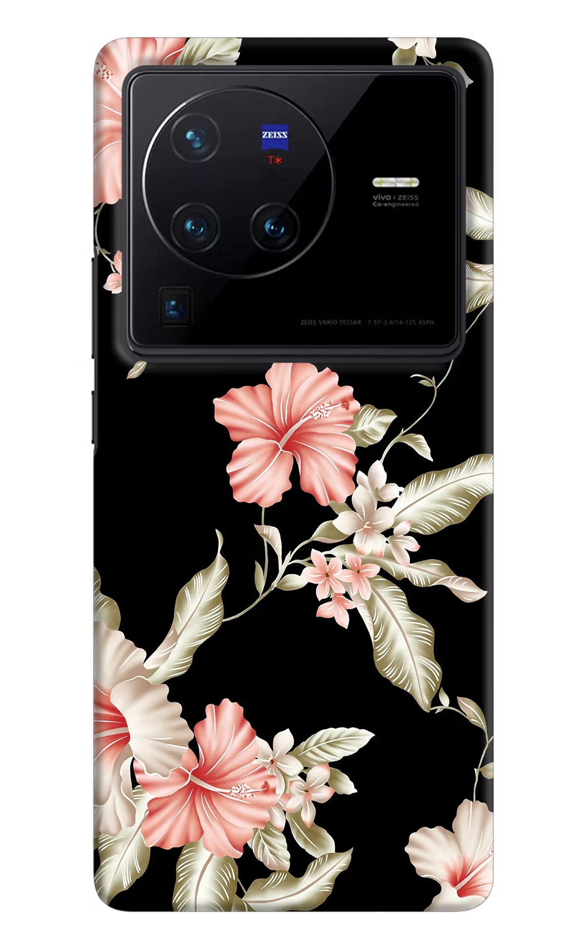 Flowers Vivo X80 Pro Hard Case Back Cover by Casekaro