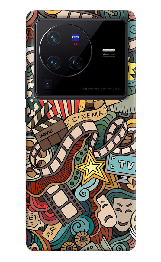 Cinema Abstract Vivo X80 Pro Hard Case Back Cover by Casekaro