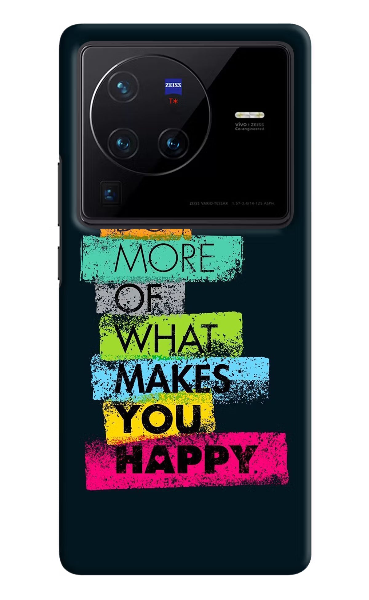 Do More Of What Makes You Happy Vivo X80 Pro Hard Case Back Cover by Casekaro