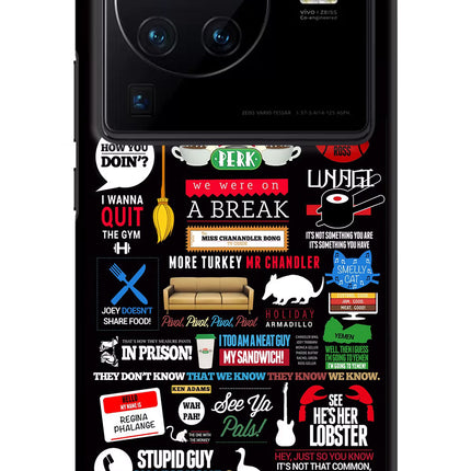 FRIENDS Vivo X80 Pro Hard Case Back Cover by Casekaro