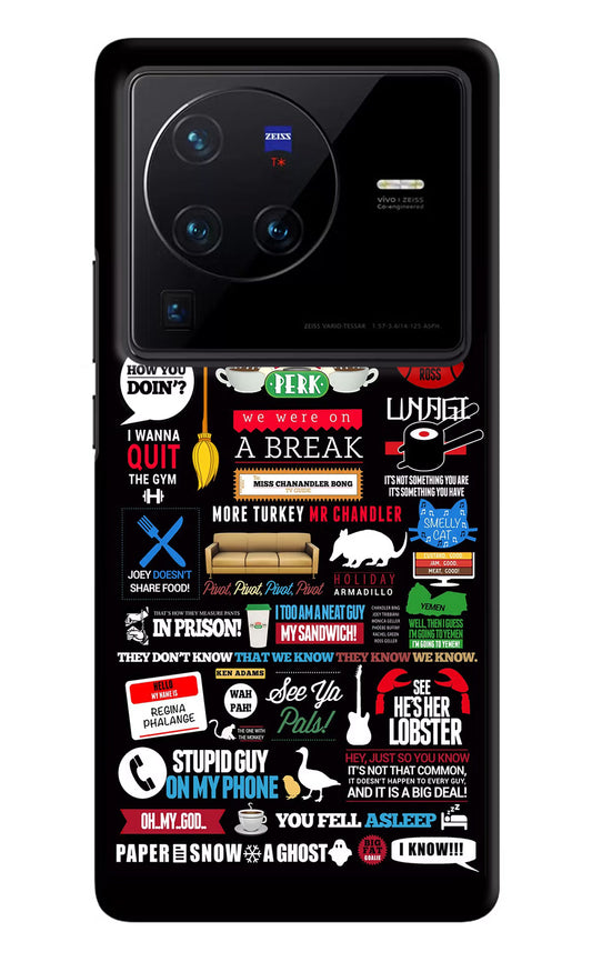 FRIENDS Vivo X80 Pro Hard Case Back Cover by Casekaro