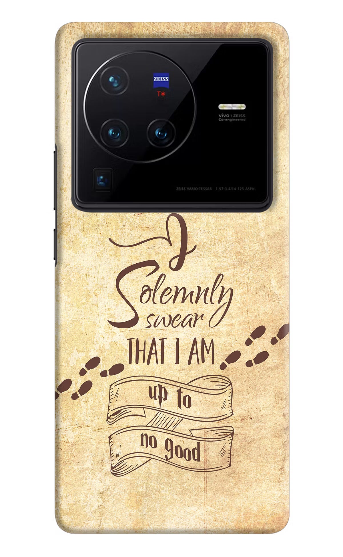 I Solemnly swear that i up to no good Vivo X80 Pro Hard Case Back Cover by Casekaro