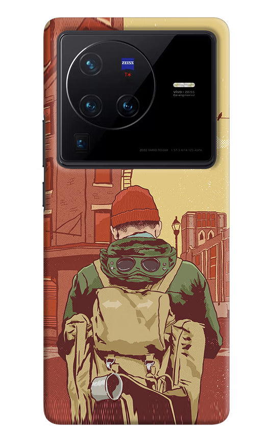 Adventurous Vivo X80 Pro Hard Case Back Cover by Casekaro