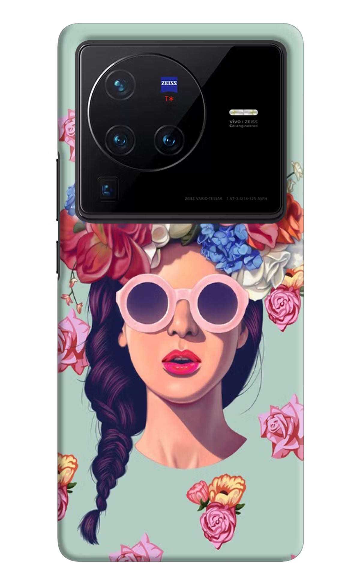 Pretty Girl Vivo X80 Pro Hard Case Back Cover by Casekaro