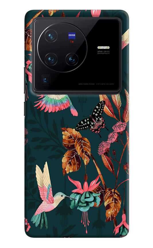 Birds Vivo X80 Pro Hard Case Back Cover by Casekaro