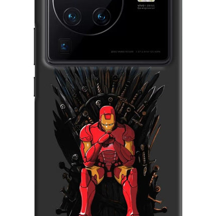 Ironman Throne Vivo X80 Pro Hard Case Back Cover by Casekaro