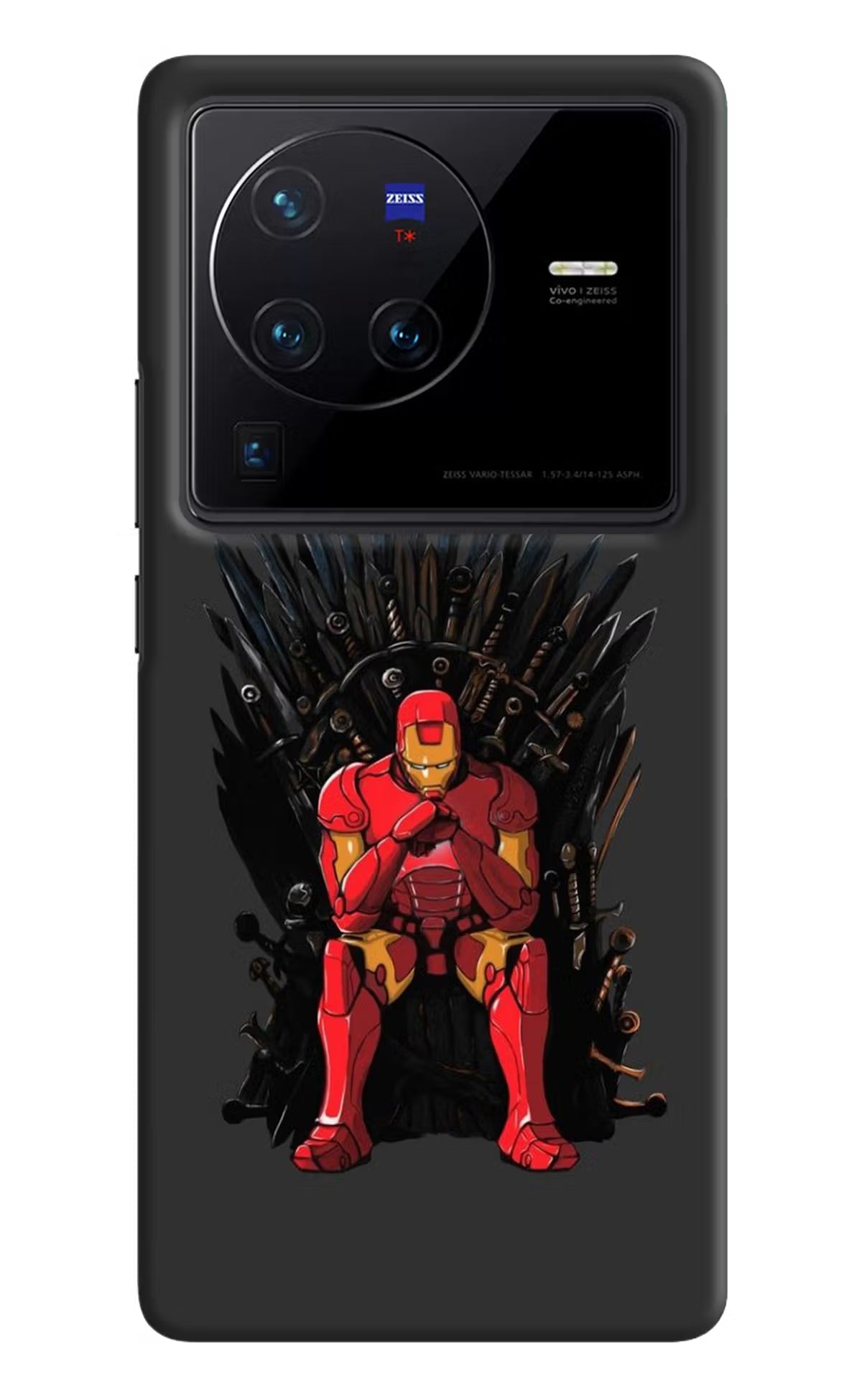 Ironman Throne Vivo X80 Pro Hard Case Back Cover by Casekaro