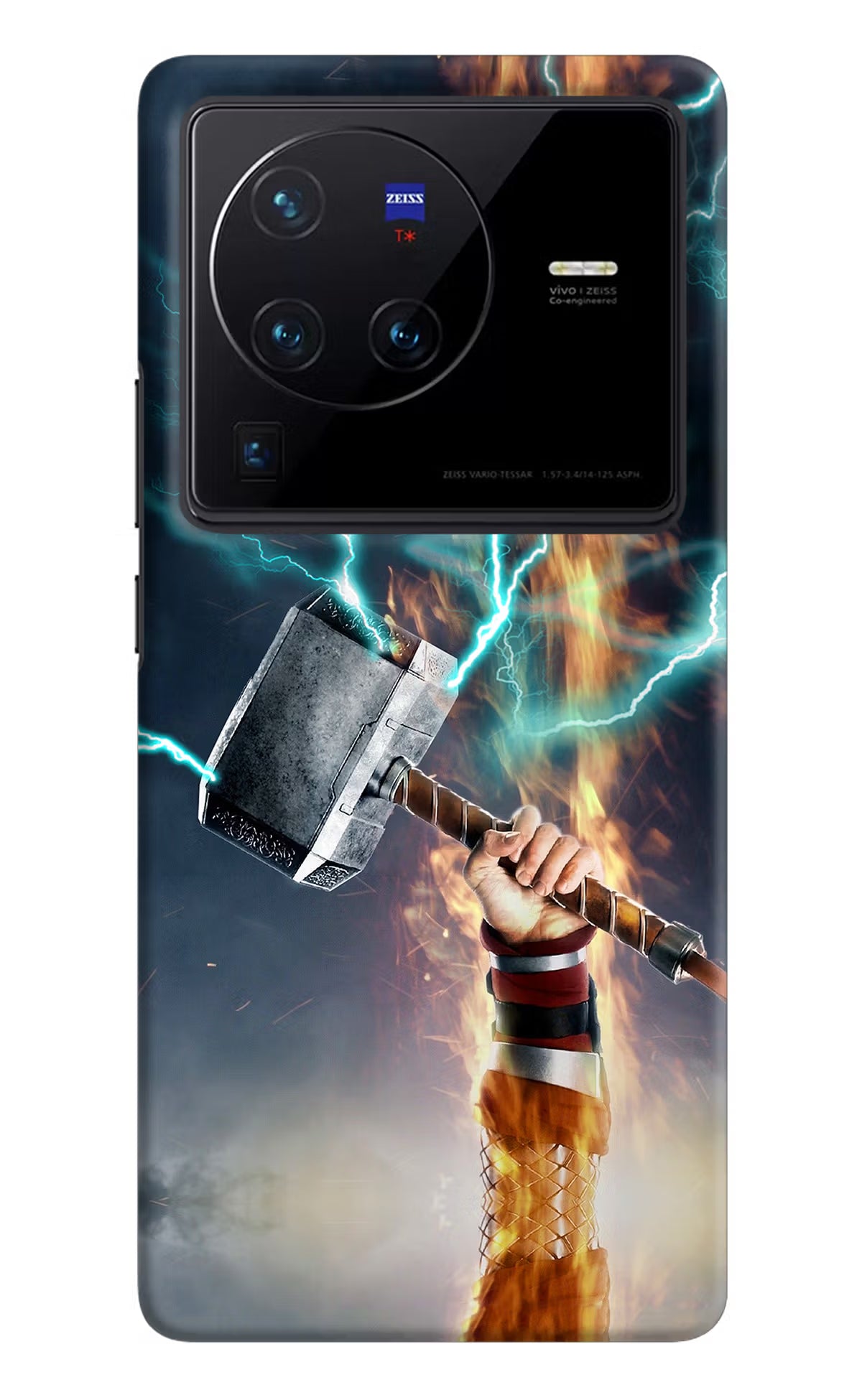 Thor Hammer Mjolnir Vivo X80 Pro Hard Case Back Cover by Casekaro