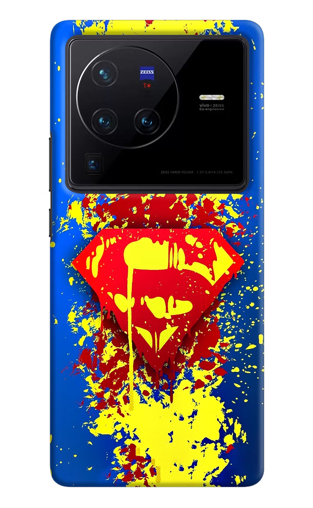 Superman logo Vivo X80 Pro Hard Case Back Cover by Casekaro