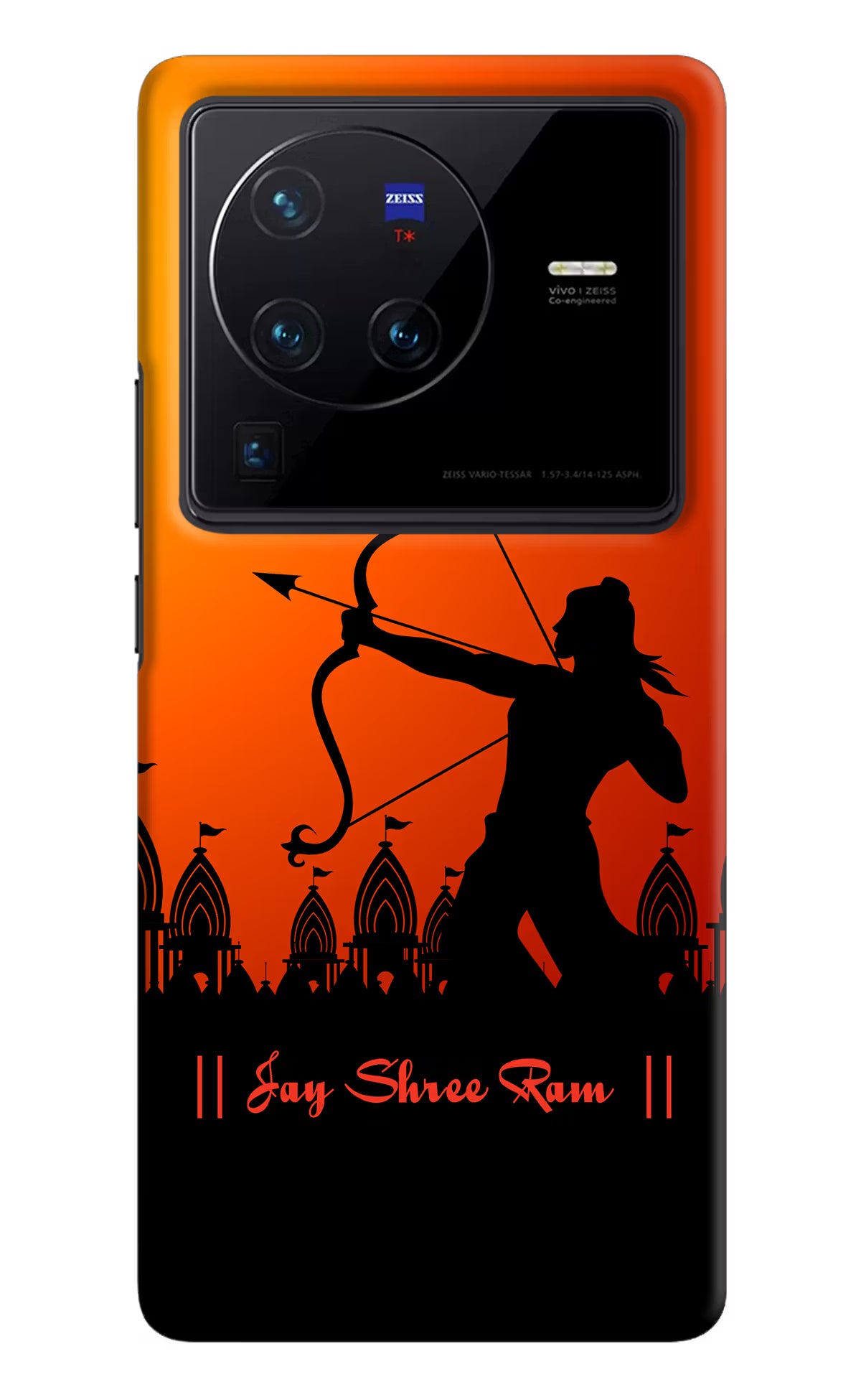 Lord Ram - 4 Vivo X80 Pro Hard Case Back Cover by Casekaro