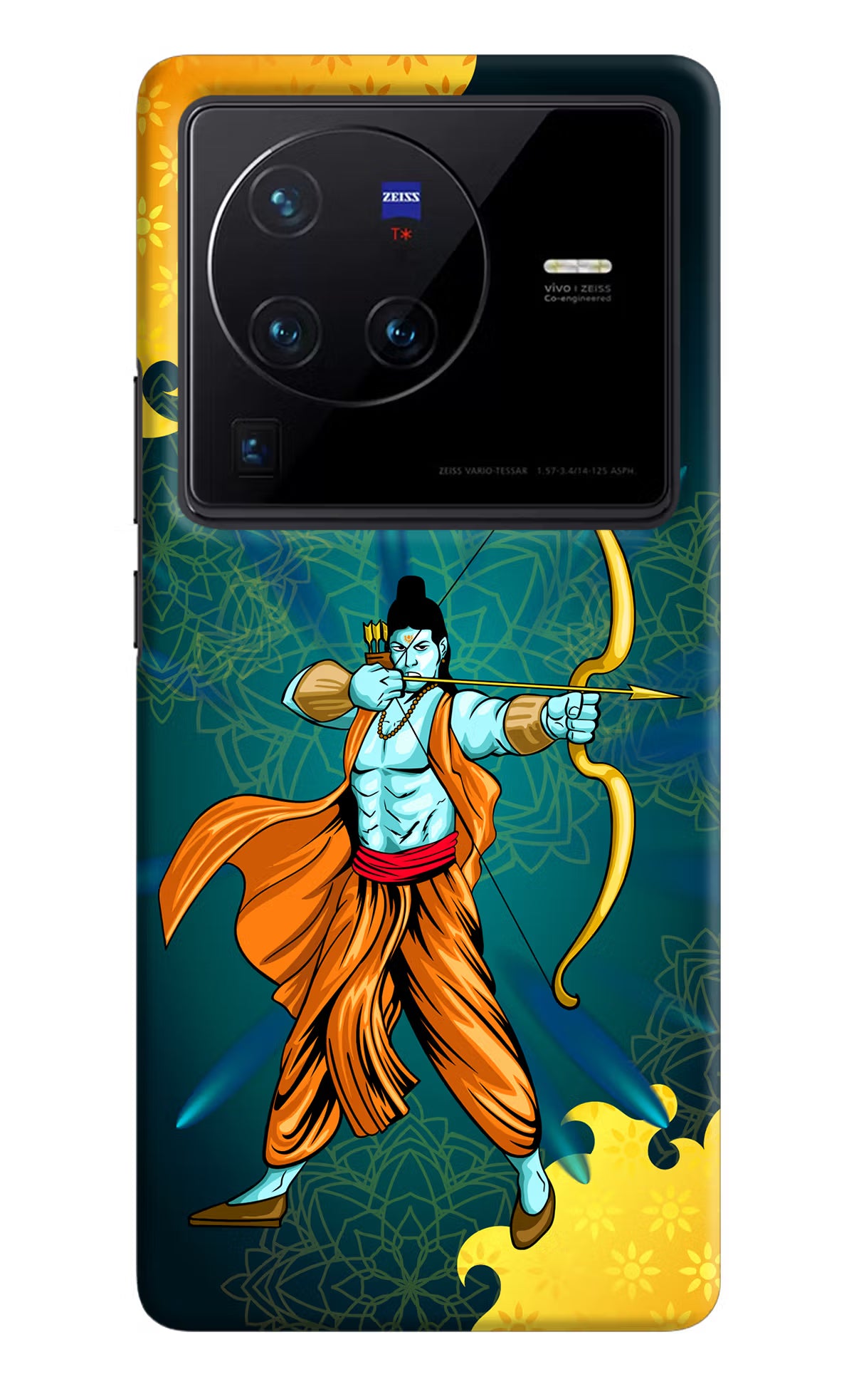 Lord Ram - 6 Vivo X80 Pro Hard Case Back Cover by Casekaro