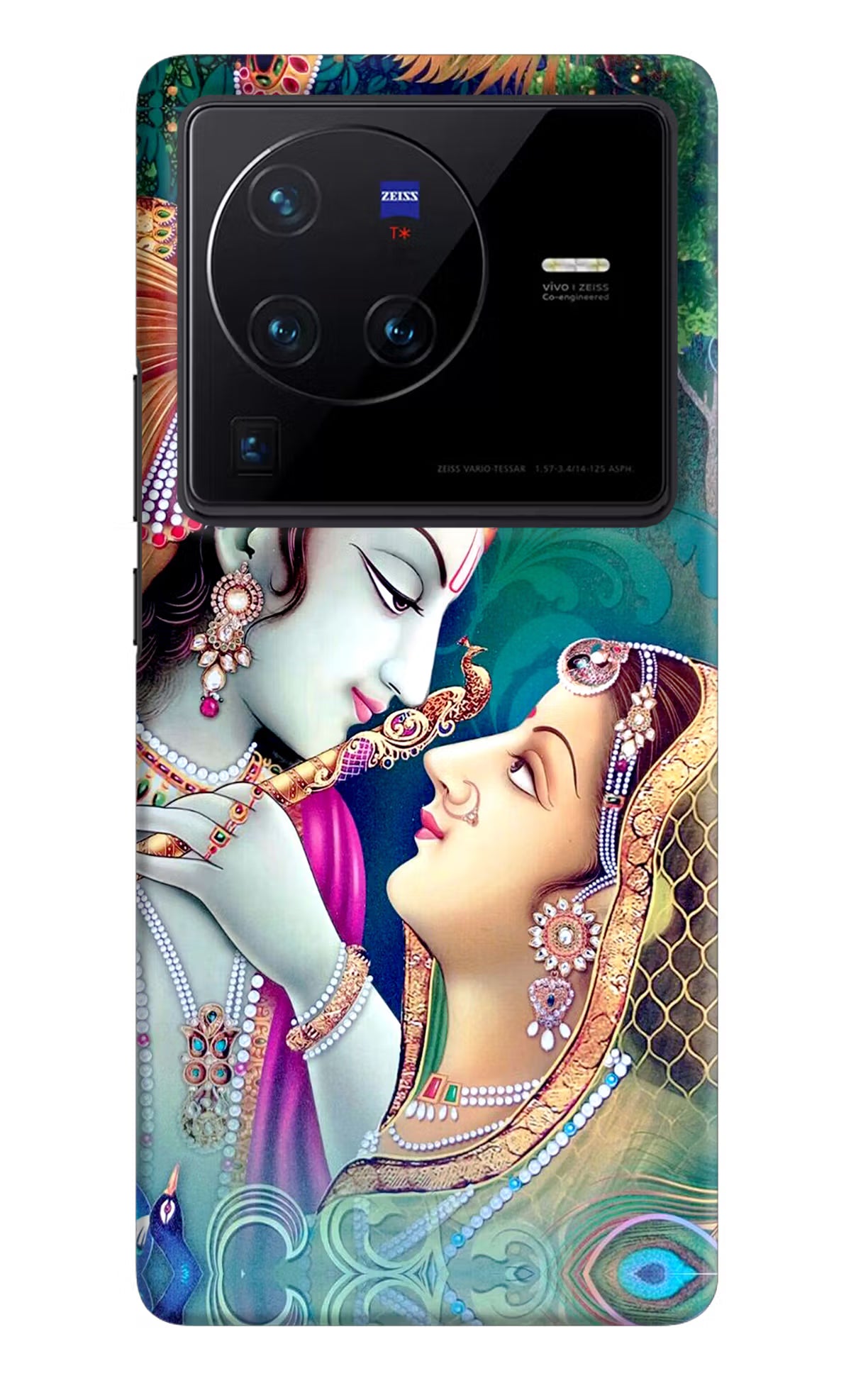 Lord Radha Krishna Vivo X80 Pro Hard Case Back Cover by Casekaro